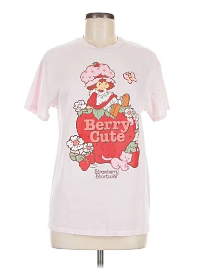 Pre-owned Strawberry Shortcake Short Sleeve T-shirt In Pink