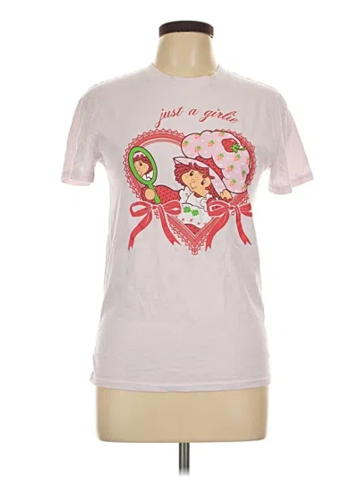 Pre-owned Strawberry Shortcake Short Sleeve T-shirt In Pink