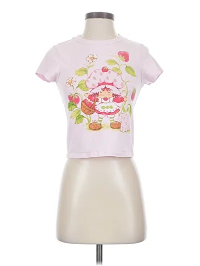Pre-owned Strawberry Shortcake Short Sleeve T-shirt In Pink
