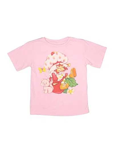 Pre-owned Strawberry Shortcake Kids' Short Sleeve T-shirt In Pink