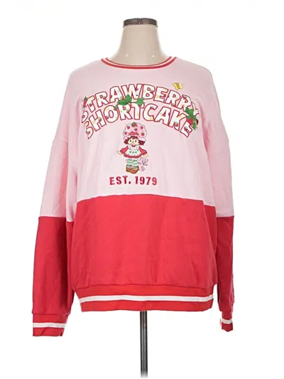 Pre-owned Strawberry Shortcake Sweatshirt In Pink