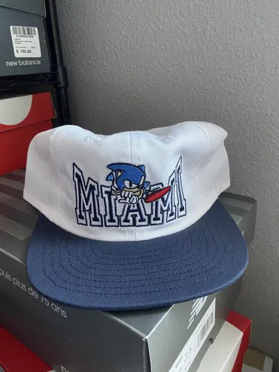 Pre-owned Stray Rats Sonic Miami Hat White