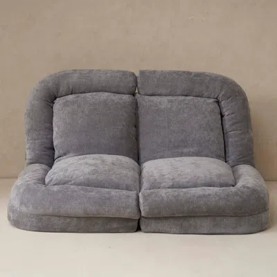 Streamdale Furniture Convertible Fold-out Double Sofa Bed Gray