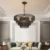 Streamdale Furniture Hemp Rope Chandelier 4-tier 6-socket Ul Listed