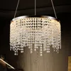 Streamdale Furniture Luxury Modern Crystal Chandelier, 15.7" Hanging Ceiling Light