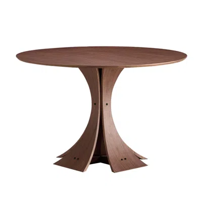 Streamdale Furniture Modern Round 47" Mdf Dining Table