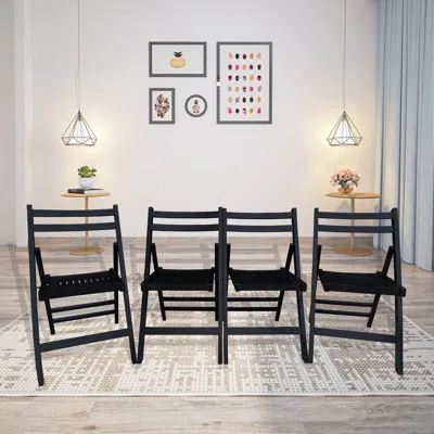 Streamdale Furniture Slatted Wood Folding Special Event Chair