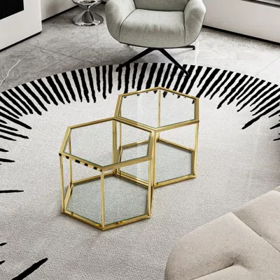 Streamdale Furniture Streamdale 1+1 Living Room Small Coffee Table Bed Table Table Side Table