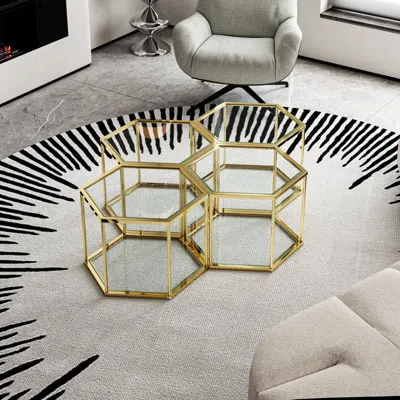 Streamdale Furniture Streamdale 1+3 Living Room Small Coffee Table Bed Table Table Side Table