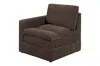 Streamdale Furniture Streamdale 1 Piece Laf/raf One Arm Chair Modular Chair Sectional Sofa Mink
