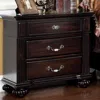 Streamdale Furniture Streamdale 1 Piece Nightstand Only Traditional Solid Wood 3-drawers Ball