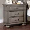 Streamdale Furniture Streamdale 1 Piece Nightstand Only Traditional Solid Wood 3-drawers Ball