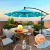 Streamdale Furniture Streamdale 10 Ft Outdoor Patio Umbrella Solar Powered Led Lighted Sun Shade