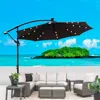 Streamdale Furniture Streamdale 10 Ft Outdoor Patio Umbrella Solar Powered Led Lighted Sun Shade