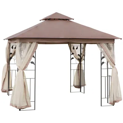 Streamdale Furniture Streamdale 10' X 10' Metal Patio Gazebo