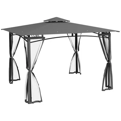 Streamdale Furniture Streamdale 10' X 12' Patio Gazebo With Netting