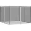 Streamdale Furniture Streamdale 10' X 13' Replacement Mesh Sidewall Netting For Patio Gazebos And Canopy Tents With Zippe