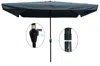 Streamdale Furniture Streamdale 10 X 6.5ft Rectangular Patio Umbrella Outdoor Market Umbrellas