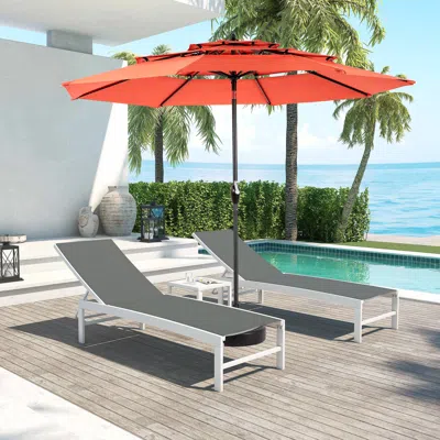 Streamdale Furniture Streamdale 10ft Auto-tilt Aluminum Market Umbrella (no Base)