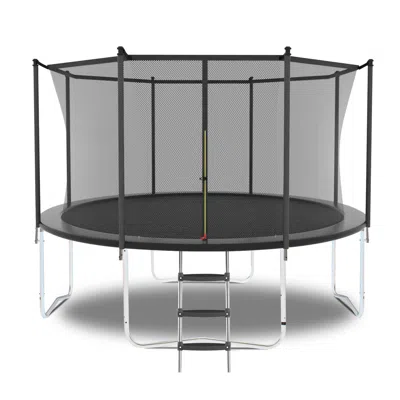 Streamdale Furniture Streamdale 10ft Fitness Trampoline For Indoor & Outdoor In Black