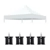 Streamdale Furniture Streamdale 10x10 Canopy Replacement Top & Weight Bags (no Frame) - White