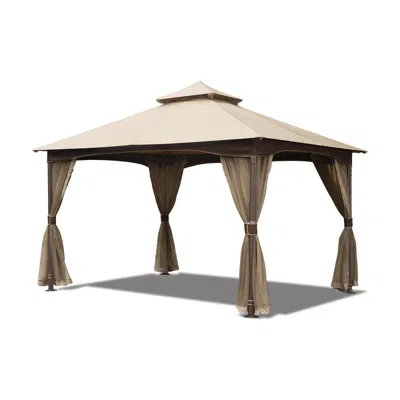 Streamdale Furniture Streamdale 10'x13' Outdoor Gazebo With Mosquito Netting
