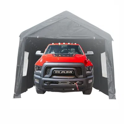 Streamdale Furniture Streamdale 10x20ft Heavy Duty Canopy Carport Outdoor Portable Garage Grey