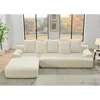 Streamdale Furniture Streamdale 110" Modern L-shape Sectional Sofa, Beige Velvet