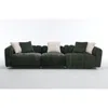 Streamdale Furniture Streamdale 114" Corduroy Three-seater Sofa & Durable