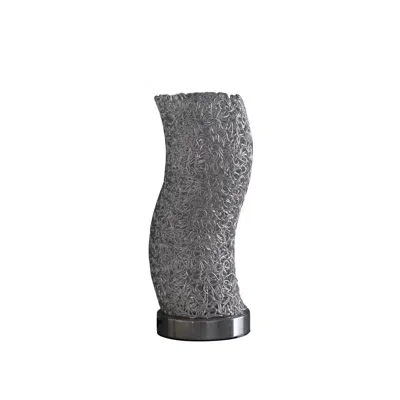 Streamdale Furniture Streamdale 12-inch Artemis Exposed Aluminum Wired Curve Table Lamp