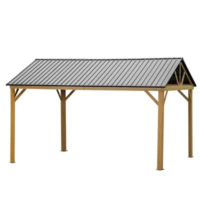 Streamdale Furniture Streamdale 12'x 14' Aluminum Gazebo With Steel Canopy