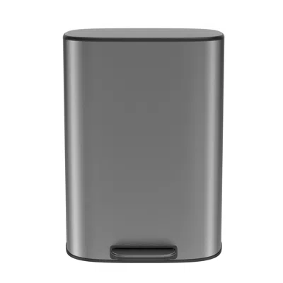 Streamdale Furniture Streamdale 13 Gallon Stainless Steel Soft Close Kitchen Trash Can