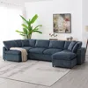 Streamdale Furniture Streamdale 130*65" Modern Modular Cloud Sofa Bed