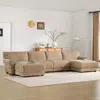 Streamdale Furniture Streamdale 142" Modular U-shape Sofa With Usb Charger & Ottoman