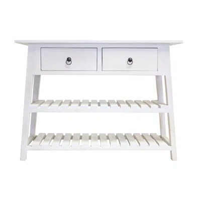Streamdale Furniture Streamdale 14x40x30" Mahogany Wood Console Table