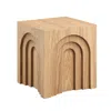 Streamdale Furniture Streamdale 15.74" Square Side/coffee/accent/bedside Table