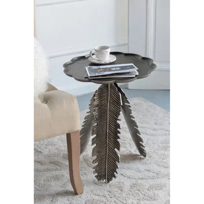 Streamdale Furniture Streamdale 16.9x16.9x19.7 Leaf Side Table