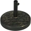 Streamdale Furniture Streamdale 18" Concrete Umbrella Base For Outdoor Use In Black