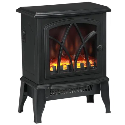 Streamdale Furniture Streamdale 18" Electric Fireplace Heater With Realistic Flame