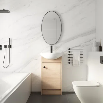 Streamdale Furniture Streamdale 18 Inch Freestanding Bathroom Vanity