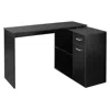 Streamdale Furniture Streamdale 180 Rotating Corner Desk With Storage Shelves And Drawer