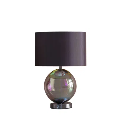 Streamdale Furniture Streamdale 18.75-inch Artie Orb Iridescent Chrome Table Lamp