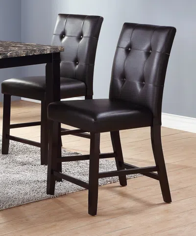 Streamdale Furniture Streamdale 2 Contemporary Counter Height Chairs With Cushioned Seating