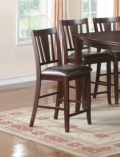 Streamdale Furniture Streamdale 2 Contemporary Counter Height Chairs With Cushioned Seating