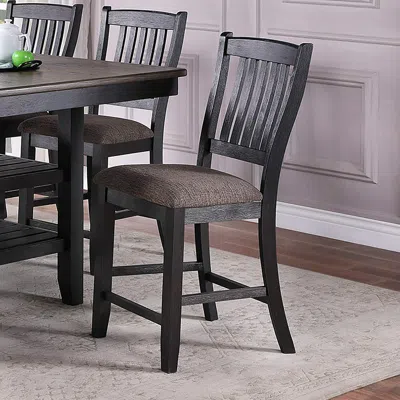 Streamdale Furniture Streamdale 2 High Chairs With Fabric Upholstered Seats