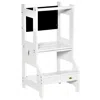 Streamdale Furniture Streamdale 2-in-1 Kitchen Table & Step Stool