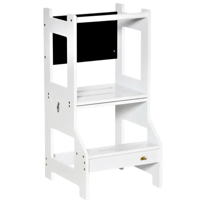 Streamdale Furniture Streamdale 2-in-1 Kitchen Table & Step Stool
