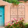 Streamdale Furniture Streamdale 2 Pack 71" Metal Garden Trellis - Climbing Plant Support