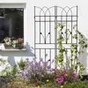 Streamdale Furniture Streamdale 2 Pack 71" Rustproof Metal Trellises For Climbing Plants