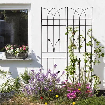 Streamdale Furniture Streamdale 2 Pack 71" Rustproof Metal Trellises For Climbing Plants